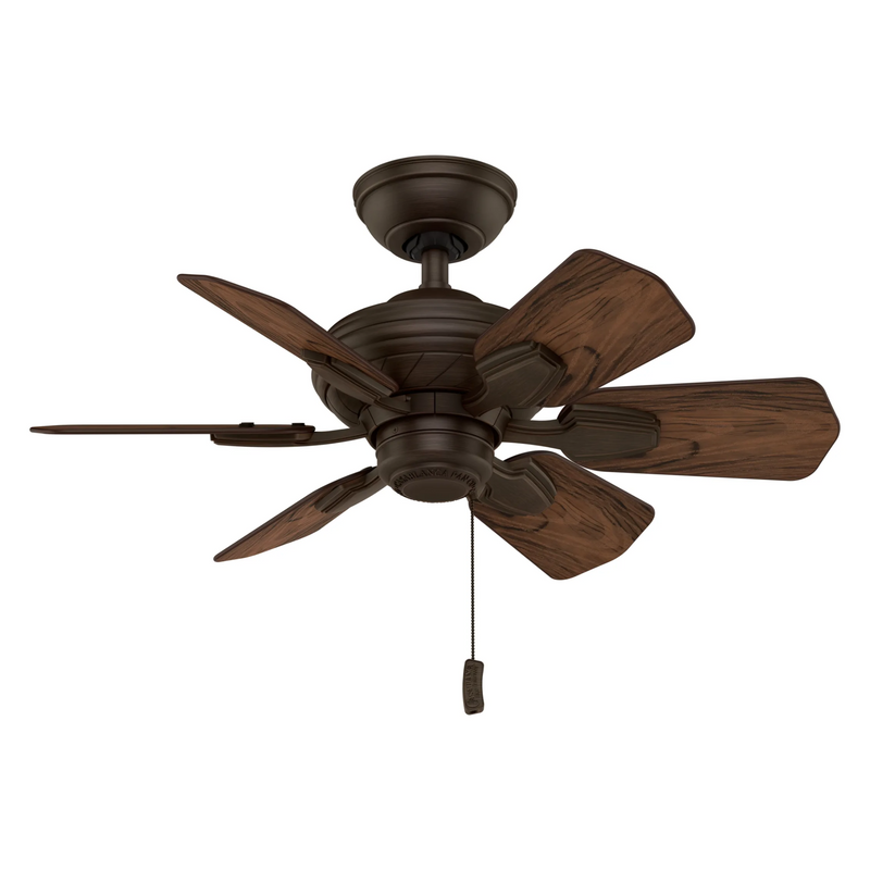 Casablanca Wailea Outdoor 31 Inch Ceiling Fan - Brushed Cocoa/Dark Walnut