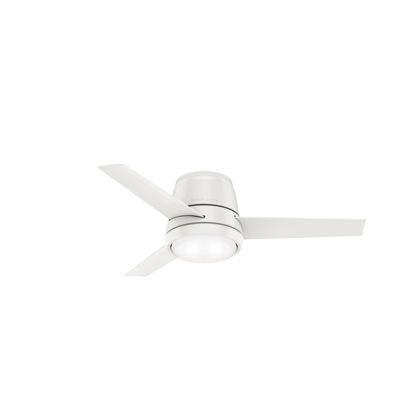 Casablanca Commodus 44 Inch Ceiling Fan with LED Light - Fresh White
