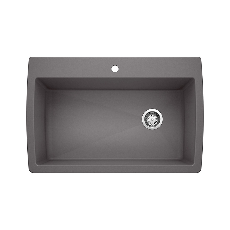 Blanco Diamond Super Single Dual Mount SILGRANIT Kitchen Sink
