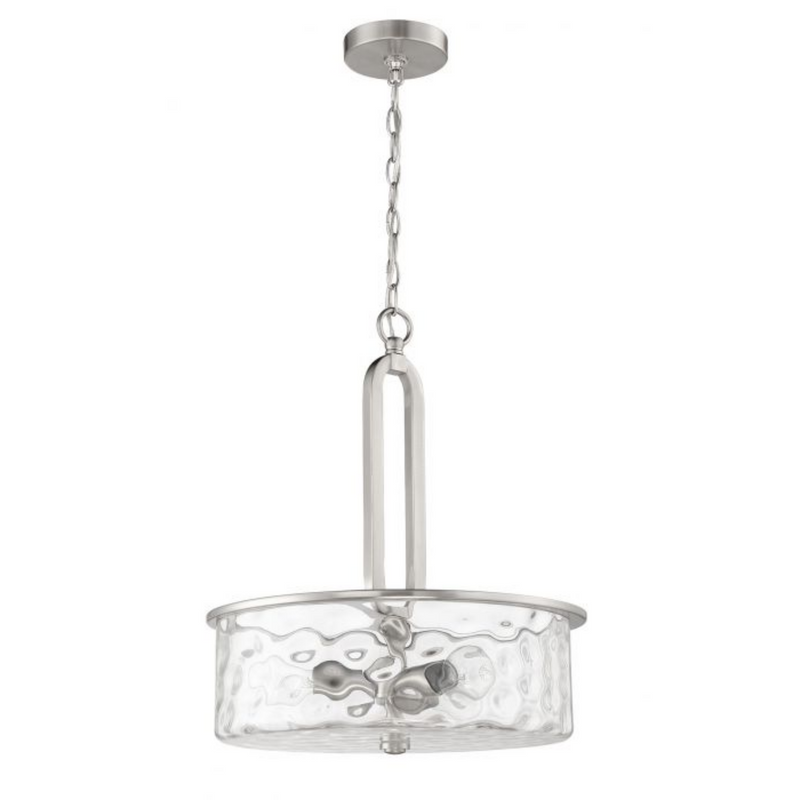 Craftmade Collins 3 Light Pendant Lamp in Brushed Polished Nickel