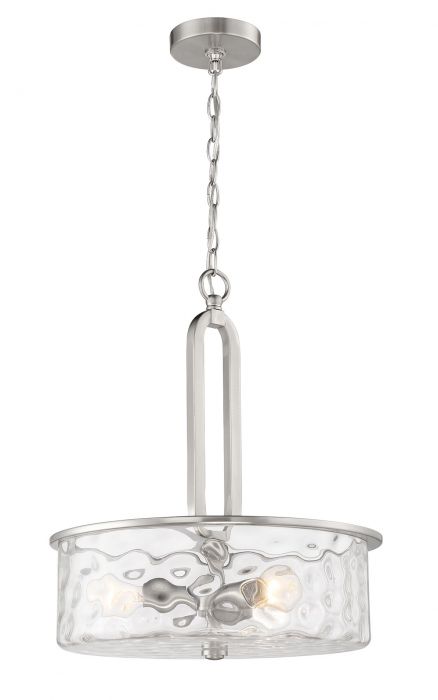 Craftmade Collins 3 Light Pendant Lamp in Brushed Polished Nickel