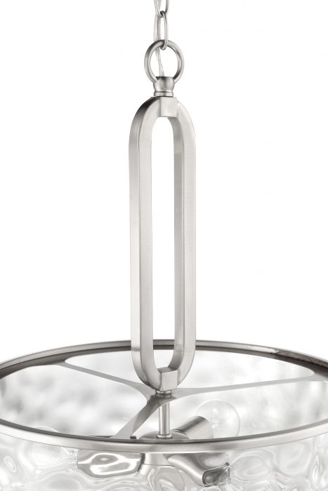 Craftmade Collins 3 Light Pendant Lamp in Brushed Polished Nickel