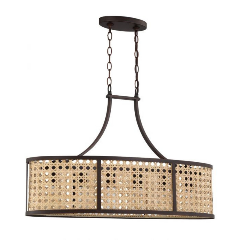 Craftmade Malaya 6 Light Island in Aged Bronze Brushed - 54576-ABZ