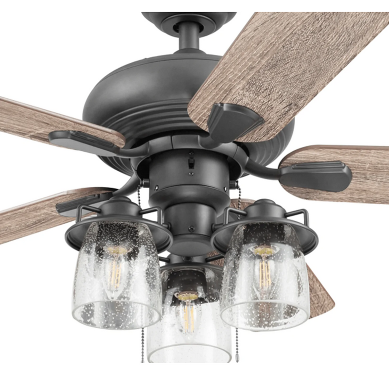 Prominence Home 42" Crown Ridge Bronze Pull Chain Ceiling Fan w/Remote