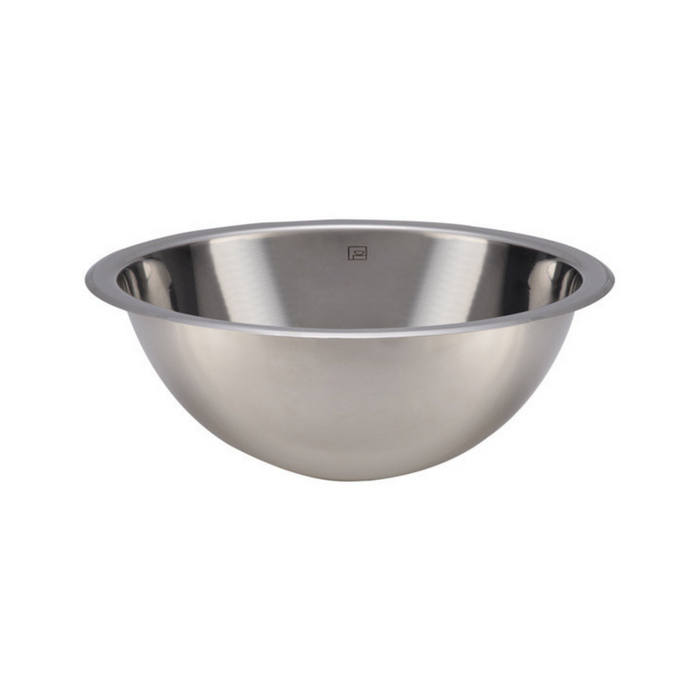 DECOLAV Teanna Stainless Steel Polished Round Drop-in or Undermount Lavatory