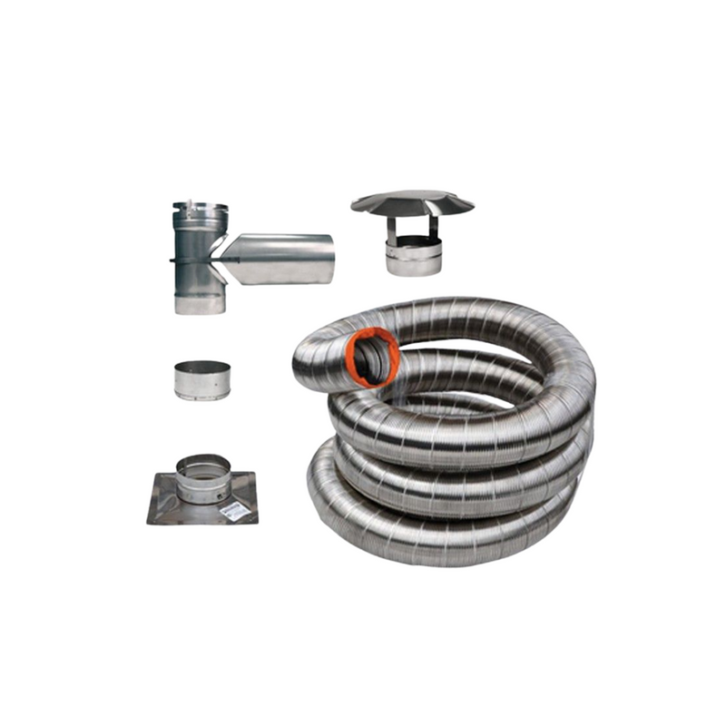 Drolet 6" X 35' Vortex Stainless Flex Liner Kit For Appliance - VOLKA-635