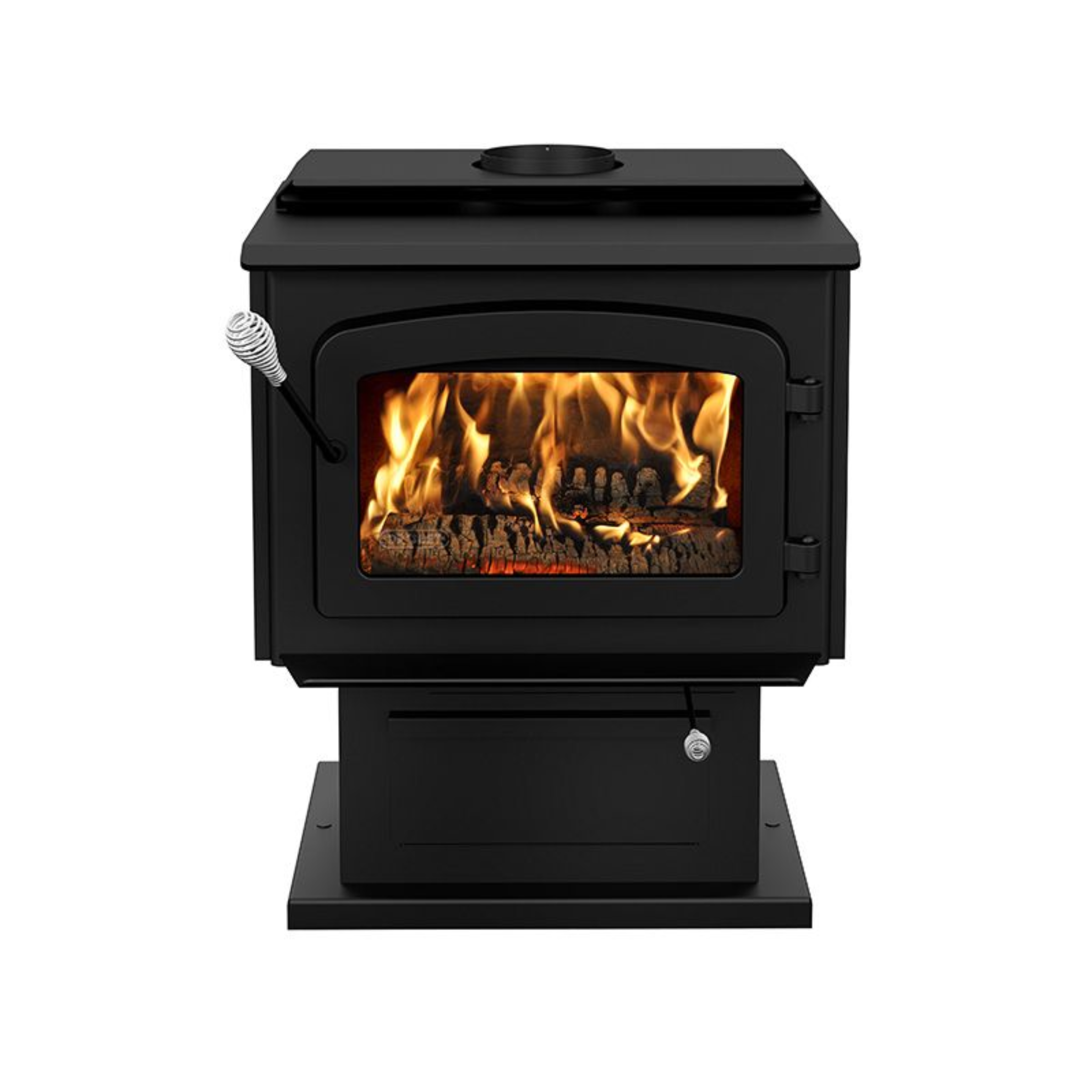 Drolet Escape 1800 Wood Burning Stove With Black Door DB03102 — Rise