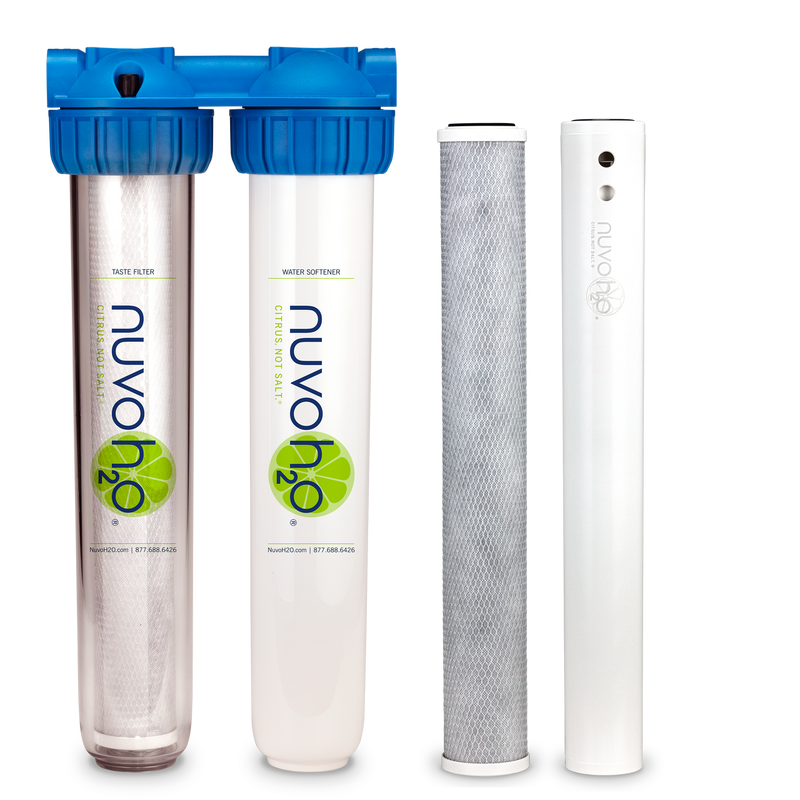 NuvoH2O Home Duo Water Softener + Taste Filter System