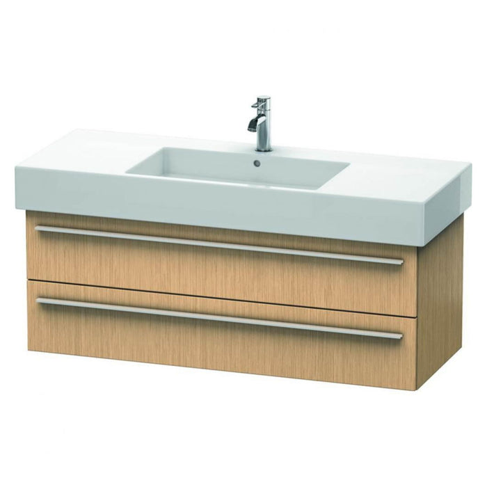 Duravit X-Large Wall-Mount Bathroom Vanity - Brushed Oak XL635401212