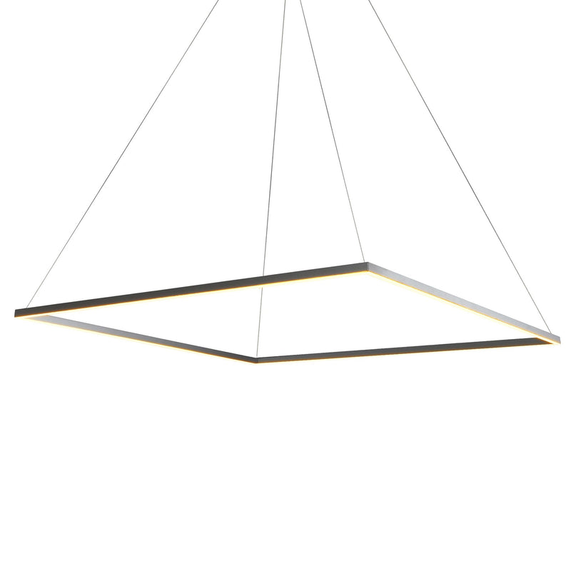 VONN Atria 51" VMC35512AL Modern Square LED Chandelier in Silver