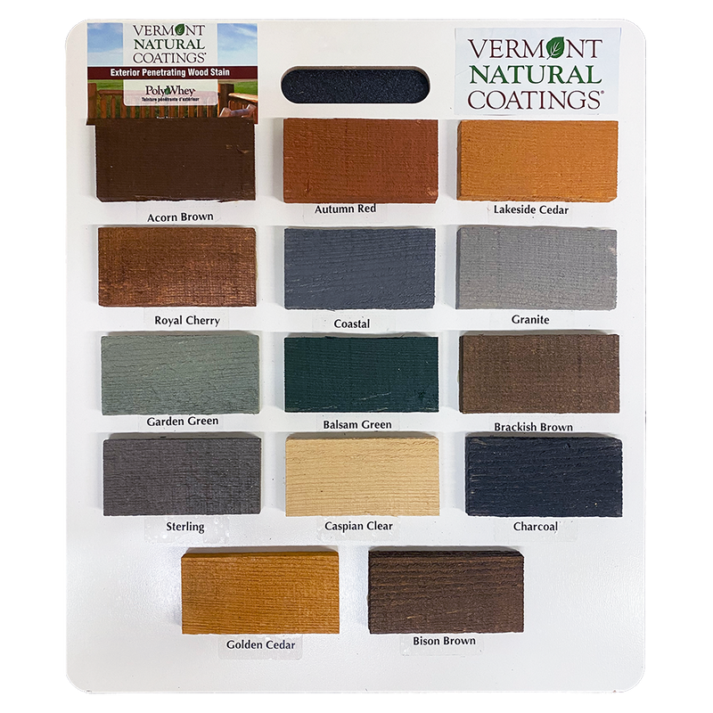 Vermont Natural Coatings PolyWhey Exterior Penetrating Wood Stain