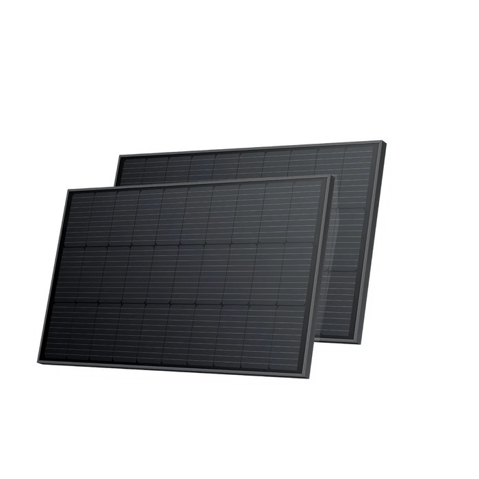 EcoFlow 2 x 100W Rigid Solar Panels