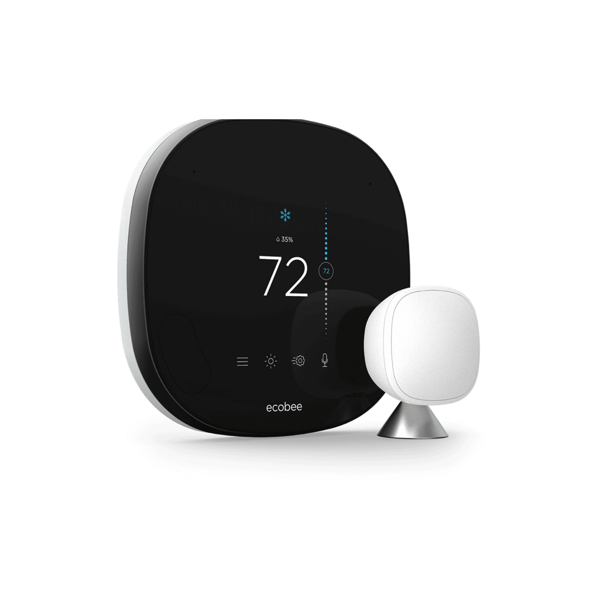 ecobee Smart Thermostat with Voice Control — Rise