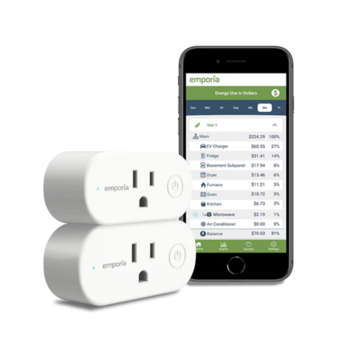 Emporia Smart Plug | Set of 2 Outlets
