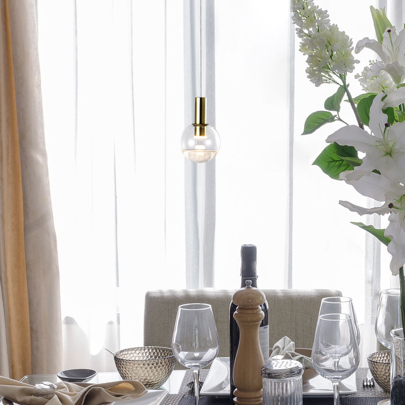 VONN Artisan Sienna VAP2181BRS Integrated LED Pendant Light - Brass