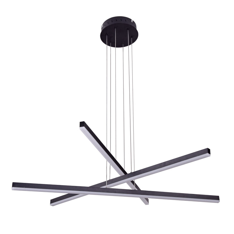 VONN Sirius 40" VMP25030BL Integrated LED Pendant Light in Black