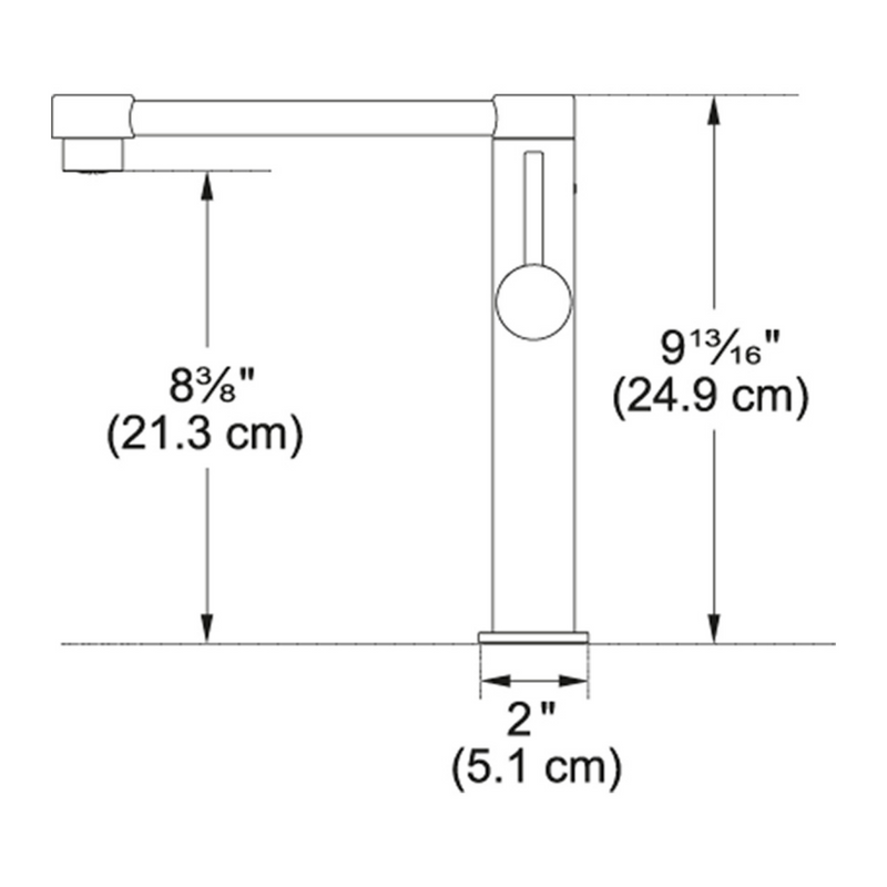 Franke Pescara FFP4400 Polished Chrome Pull-Out Kitchen Faucet