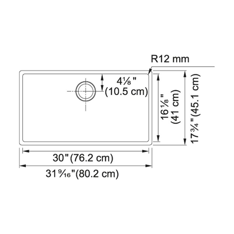 Franke Cube CUX11030 Stainless Steel Kitchen Sink
