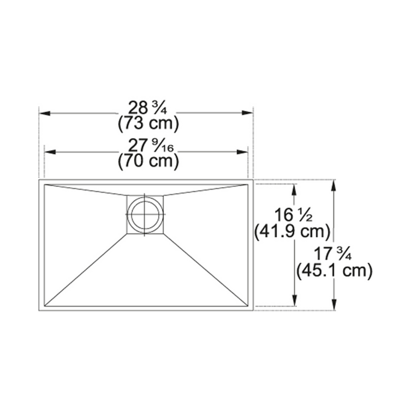 Franke Peak PKX11028 Stainless Steel Kitchen Sink