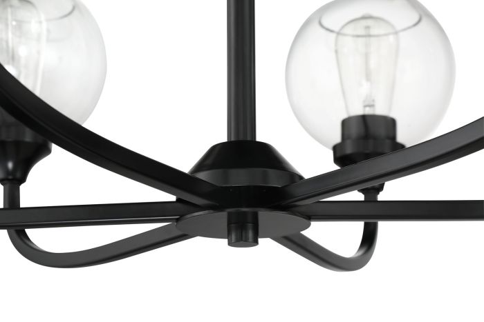 Craftmade Glenda 9 Light Flat Black Chandelier