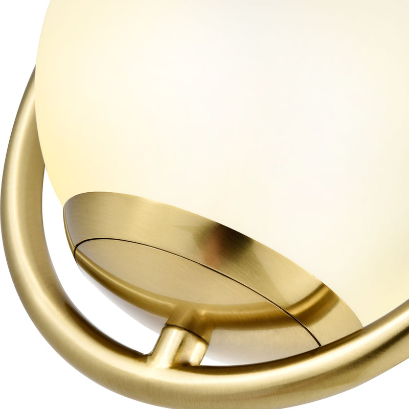 VONN Capri 7" VCP2105AB Integrated LED Pendant Light in Antique Brass