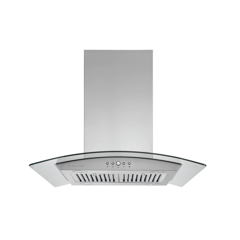 Hauslane Chef Series IS-200 1000 CFM Convertible Stainless Steel Island Range Hood