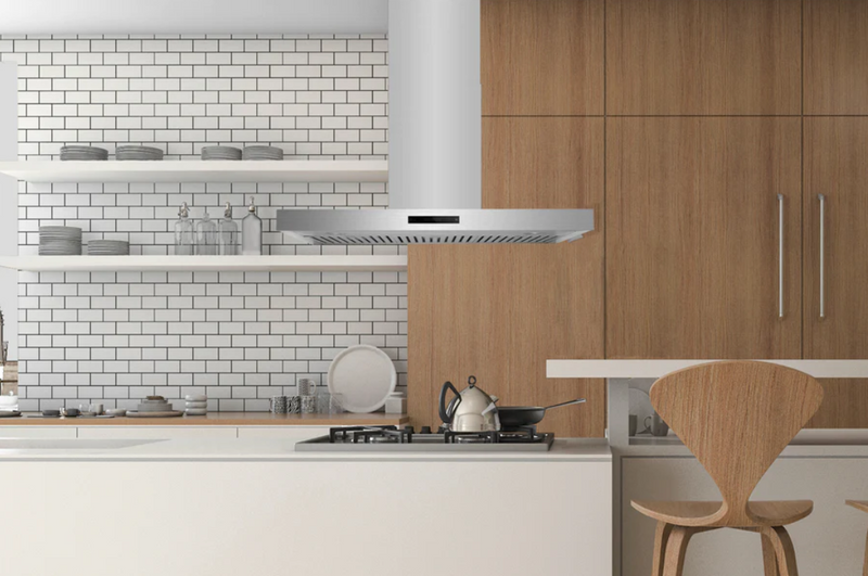 Hauslane Chef Series IS-700 1000 CFM Convertible Stainless Steel Island Range Hood