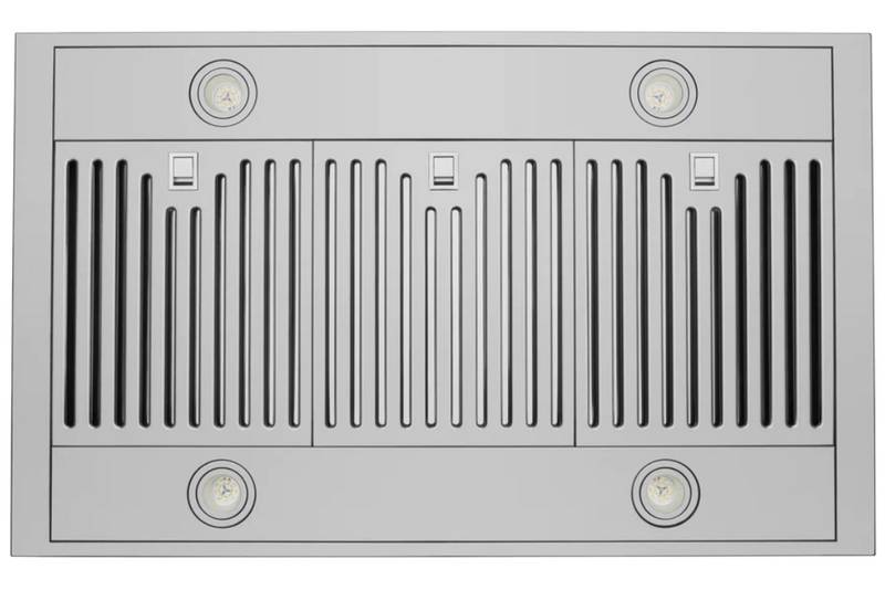 Hauslane Chef Series IS-700 1000 CFM Convertible Stainless Steel Island Range Hood