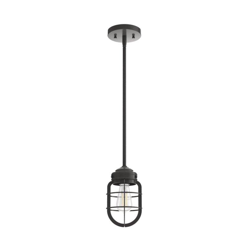 Hunter Starklake 1 Light Mini Pendant in Noble Bronze