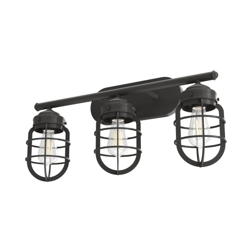 Hunter Starklake 3 Light Vanity in Noble Bronze