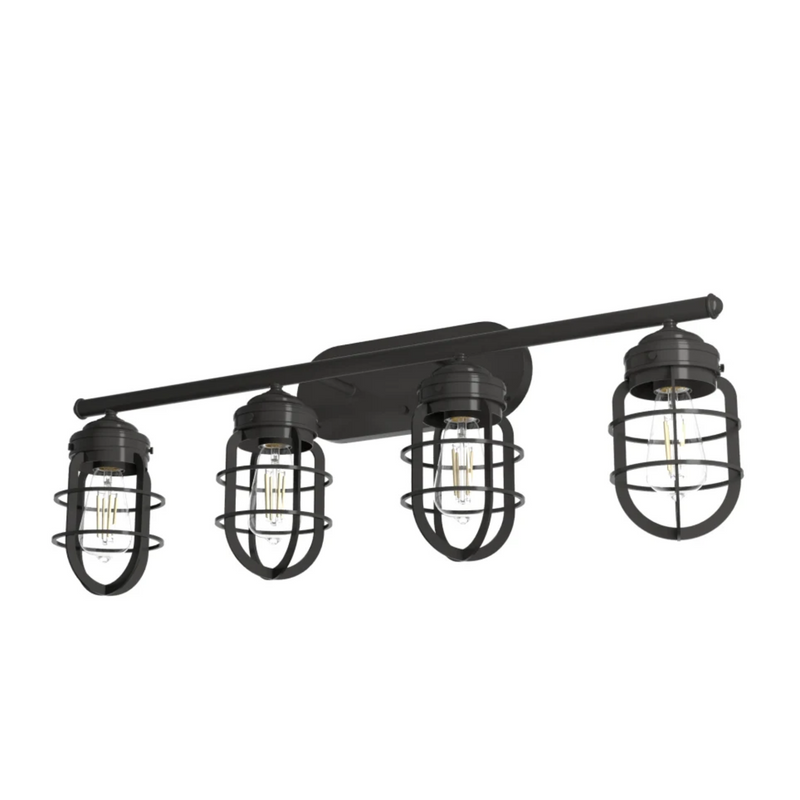 Hunter Starklake 4 Light Vanity in Noble Bronze