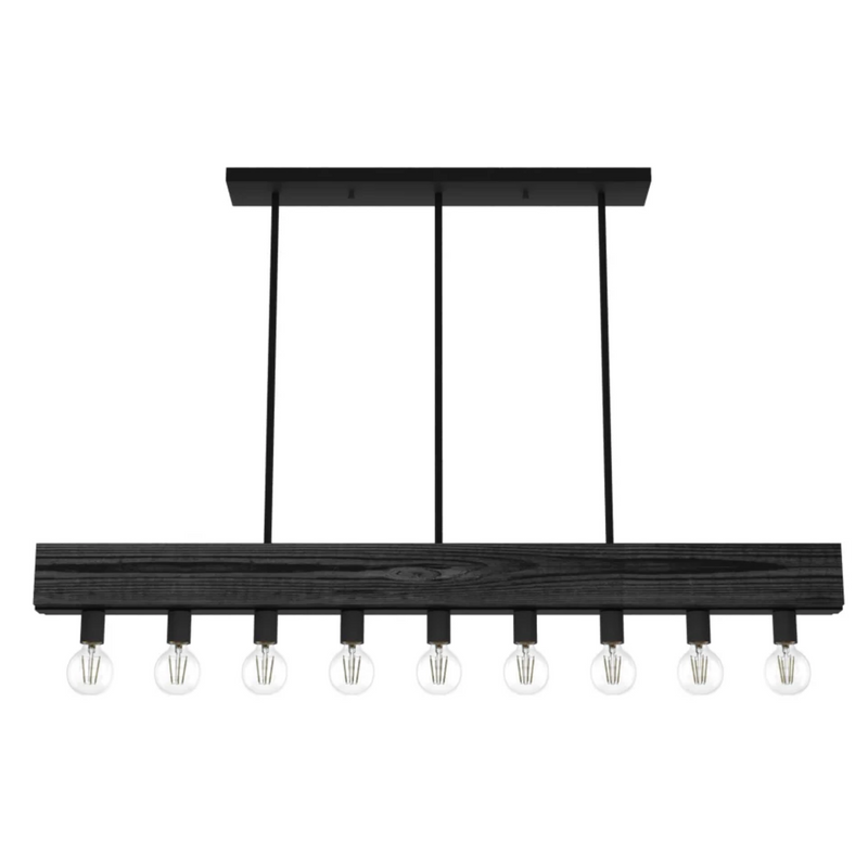 Hunter Donelson 9 Light Chandelier in Natural Iron