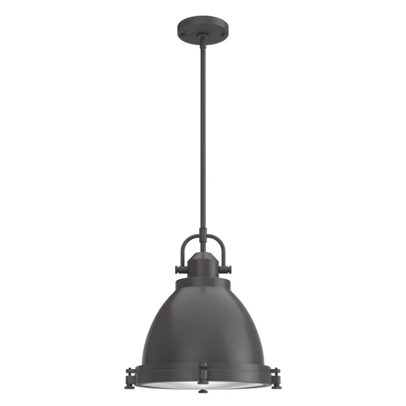 Hunter Bridgemoor 2 Light Pendant in Noble Bronze in Noble Bronze