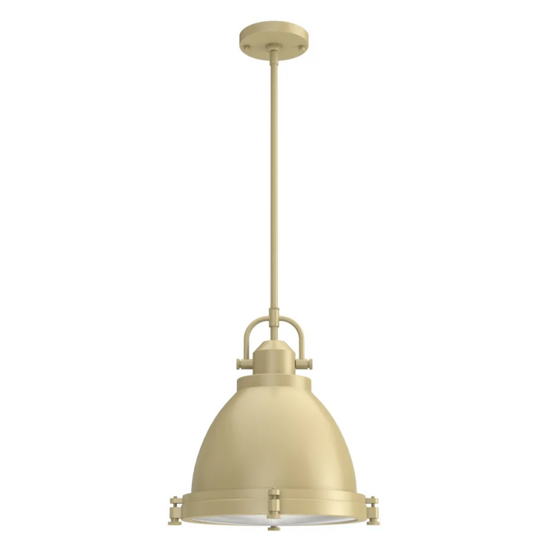 Hunter Bridgemoor 2 Light Pendant in Noble Bronze in Modern Brass