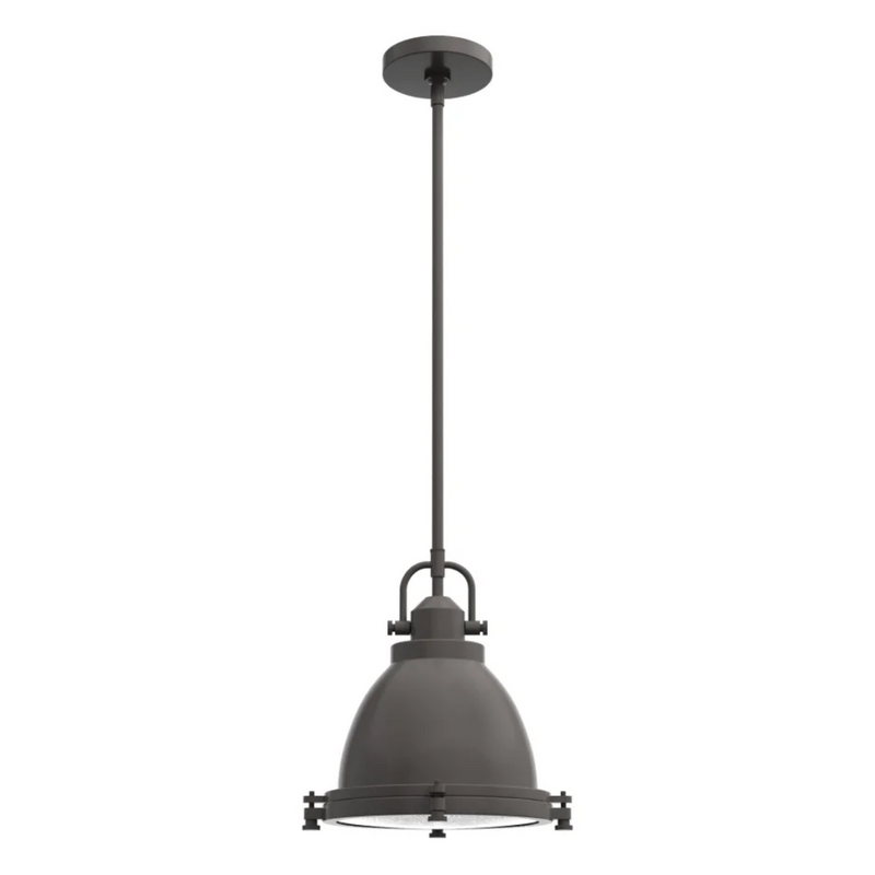 Hunter Bridgemoor 1 Light Pendant in Noble Bronze