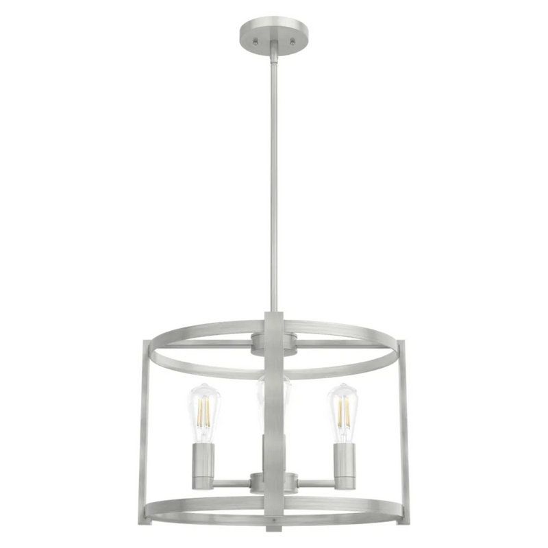Hunter Astwood 4 Light Chandelier in Brushed Nickel