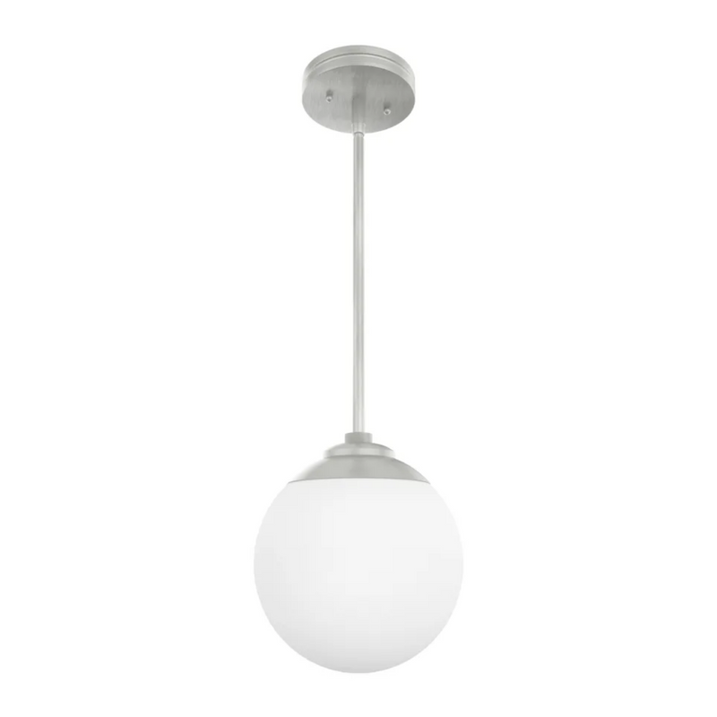 Hunter Hepburn 1 Light Mini Pendant in Brushed Nickel