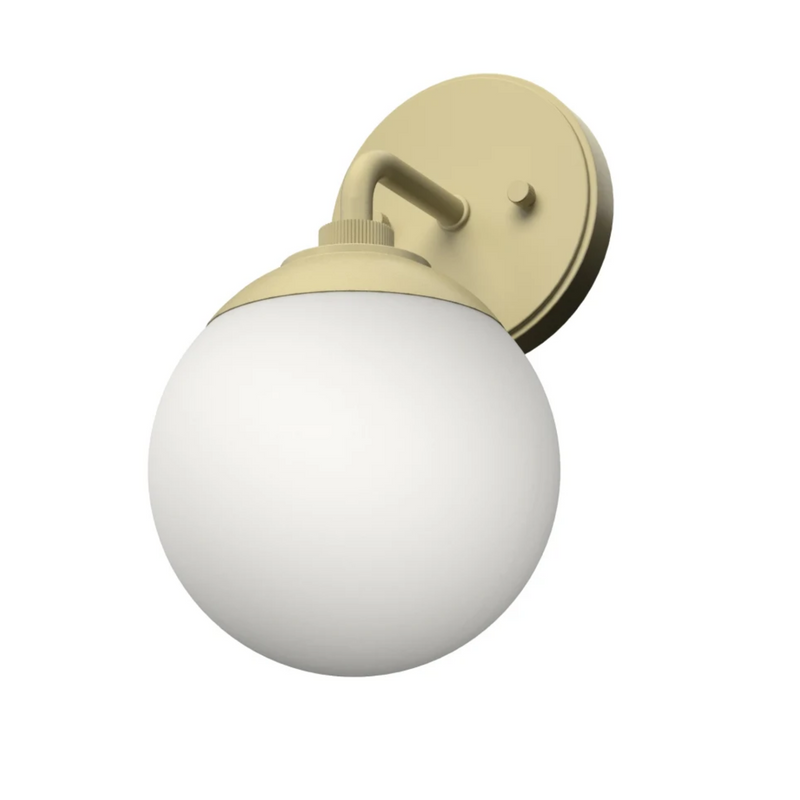 Hunter Hepburn 1 Light Wall Sconce in Painted Modern Brass