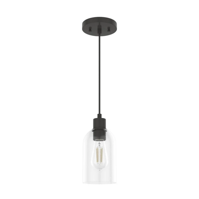 Hunter Lochemeade 1 Light Mini Pendant in Noble Bronze