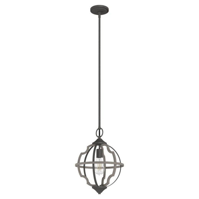 Hunter Stone Creek 1 Light Pendant in Noble Bronze