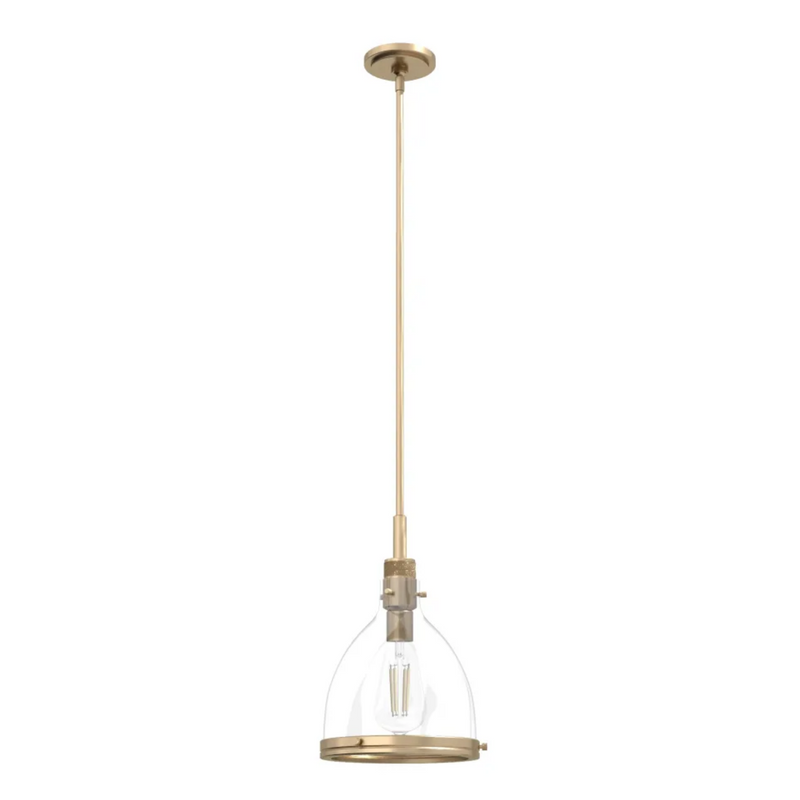 Hunter Van Nuys 1 light 10 Inch Pendant in Alturas Gold