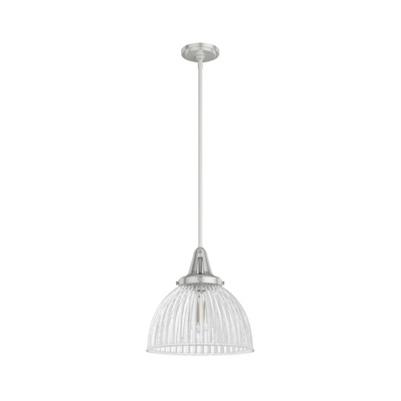 Hunter Cypress Grove 1 Light 16 Inch Pendant in Brushed Nickel