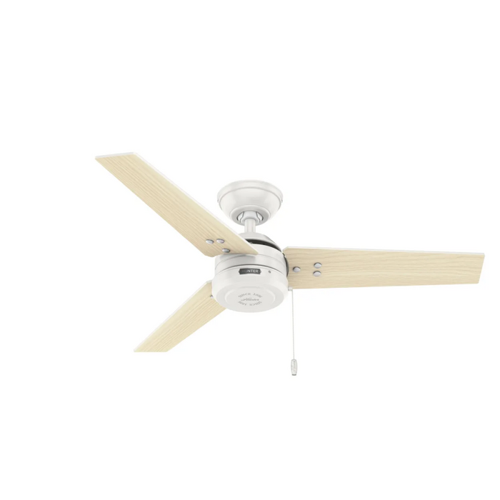 Hunter 44-Inch Cassius Fresh White Outdoor Ceiling Fan