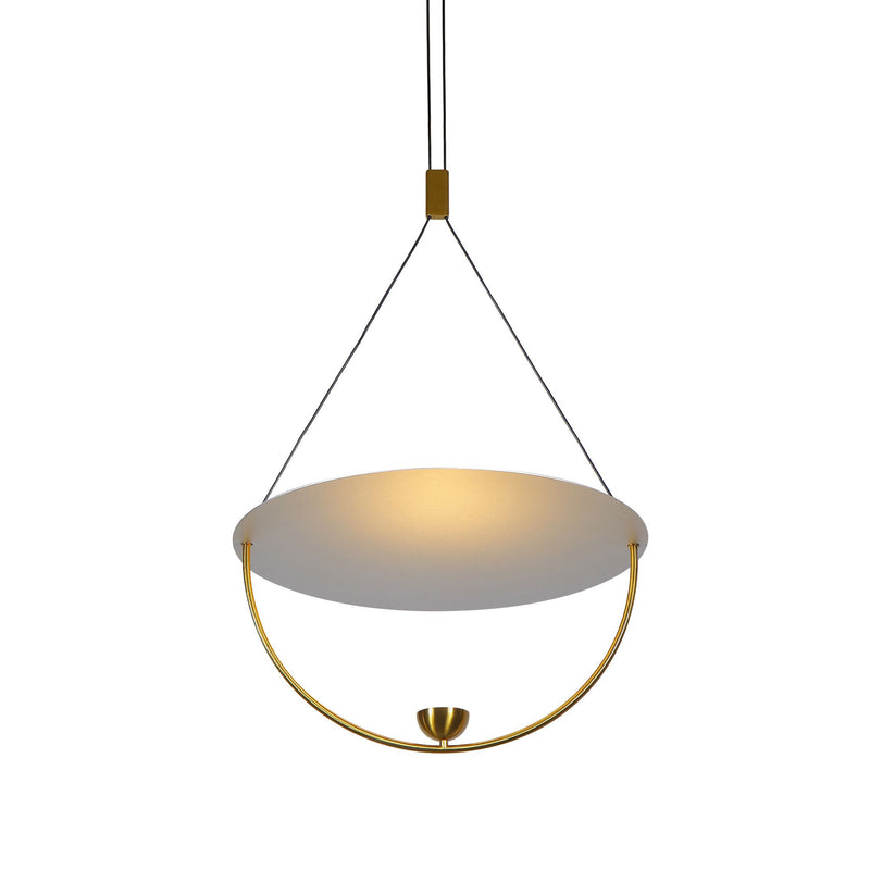 VONN Artisan Como16" VAP224H1AB Integrated LED Pendant Light in Antique Brass