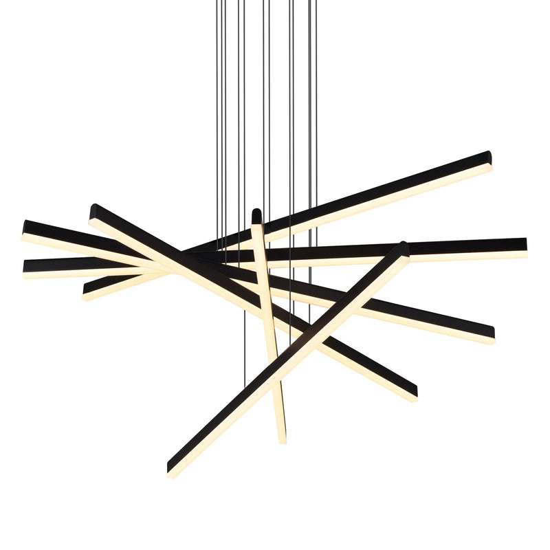 VONN Sirius 32" VMP25060BL Integrated LED Chandelier in Black