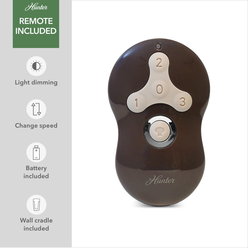 Hunter 52-Inch Sentinel Brushed Slate Ceiling Fan