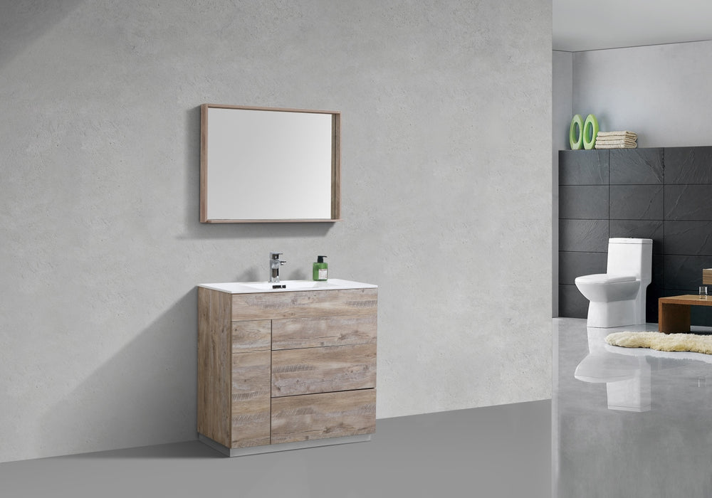 KubeBath Milano 36" Modern Freestanding Bathroom Vanity