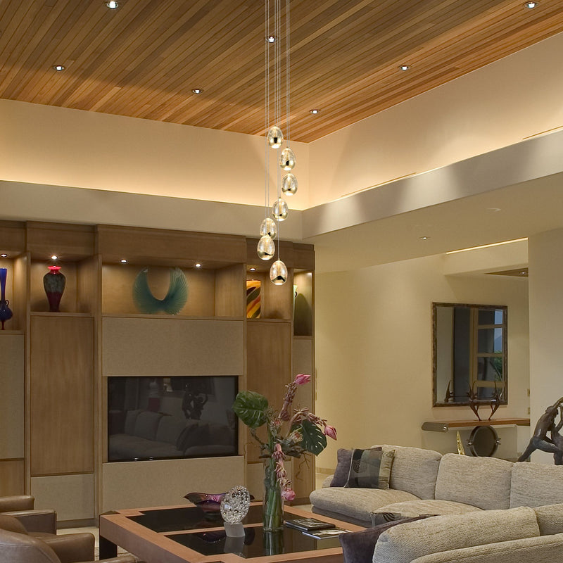 VONN Venezia 7-Light VAC3207GL Integrated LED Chandelier in Gold