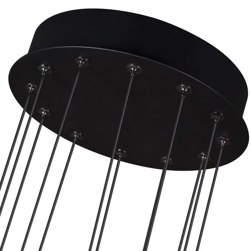 VONN Sirius 32" VMP25060BL Integrated LED Chandelier in Black