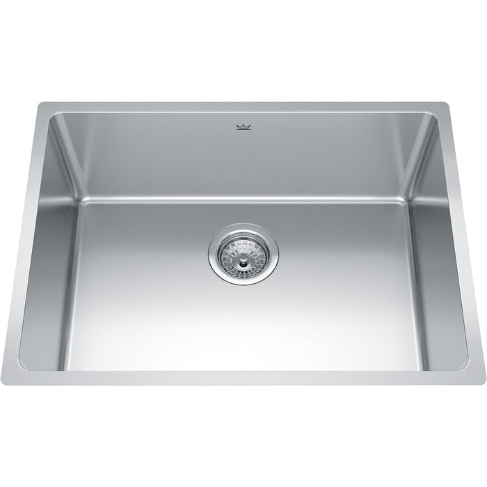 Kindred Brookmore Collection 25" Undermount Single Bowl Stainless Steel Kitchen Sink